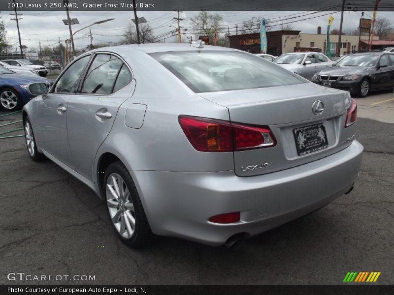 Glacier Frost Mica / Black 2010 Lexus IS 250 AWD