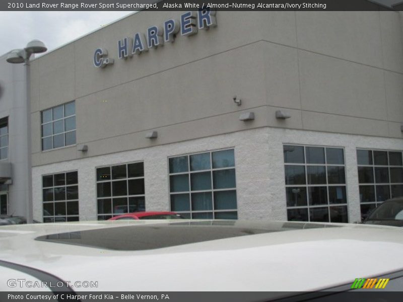 Alaska White / Almond-Nutmeg Alcantara/Ivory Stitching 2010 Land Rover Range Rover Sport Supercharged