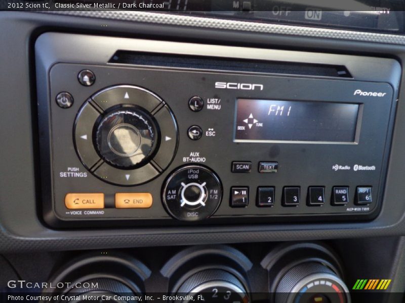 Classic Silver Metallic / Dark Charcoal 2012 Scion tC