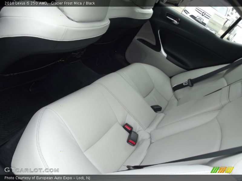 Glacier Frost Mica / Black 2010 Lexus IS 250 AWD