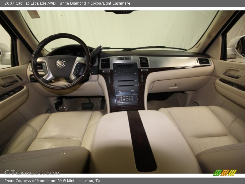 White Diamond / Cocoa/Light Cashmere 2007 Cadillac Escalade AWD