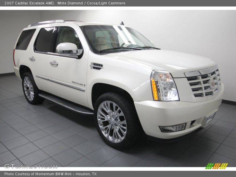 White Diamond / Cocoa/Light Cashmere 2007 Cadillac Escalade AWD