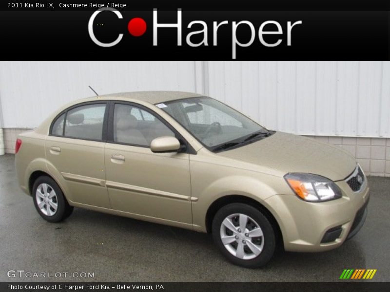 Cashmere Beige / Beige 2011 Kia Rio LX