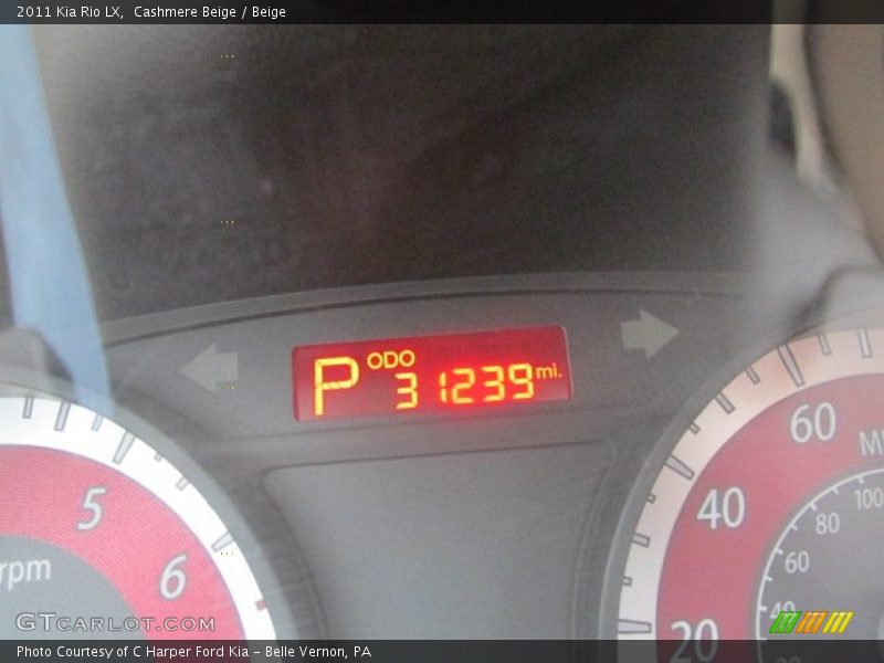Cashmere Beige / Beige 2011 Kia Rio LX