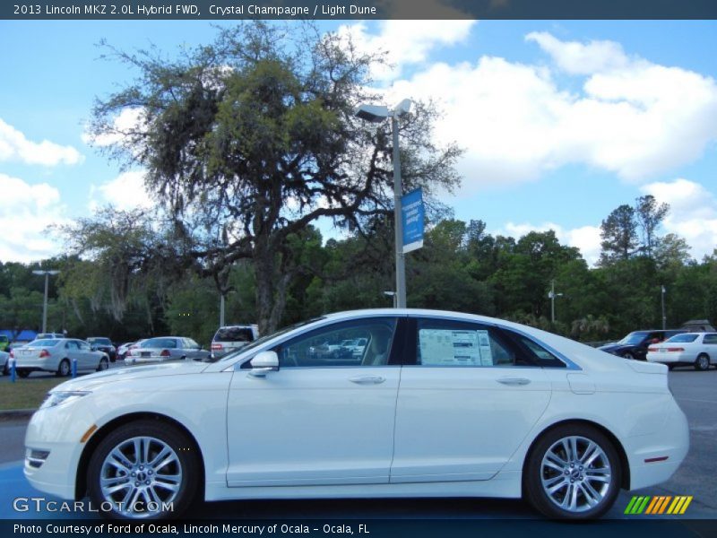  2013 MKZ 2.0L Hybrid FWD Crystal Champagne