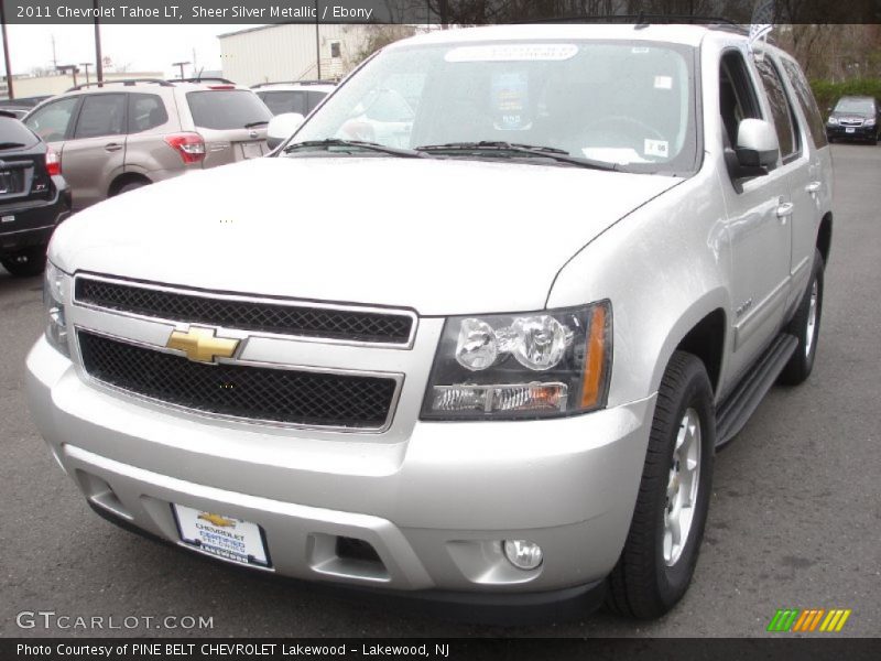 Sheer Silver Metallic / Ebony 2011 Chevrolet Tahoe LT