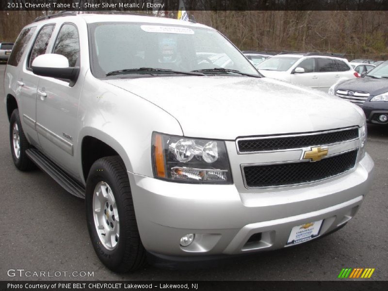 Sheer Silver Metallic / Ebony 2011 Chevrolet Tahoe LT