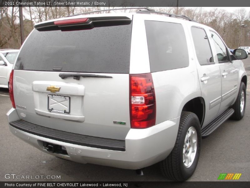 Sheer Silver Metallic / Ebony 2011 Chevrolet Tahoe LT
