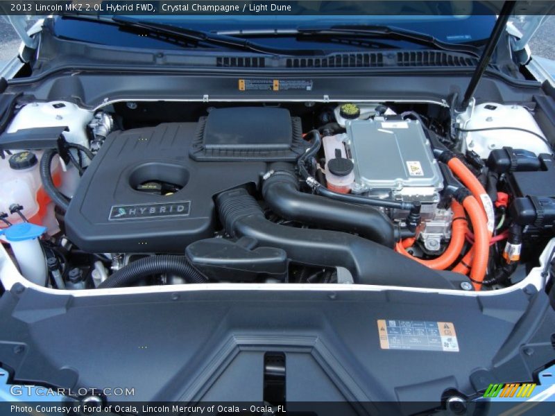  2013 MKZ 2.0L Hybrid FWD Engine - 2.0 Liter Atkinson-Cycle DOHC 16-Valve iVCT 4 Cylinder Gasoline/Electric Hybrtid