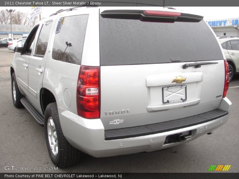 Sheer Silver Metallic / Ebony 2011 Chevrolet Tahoe LT
