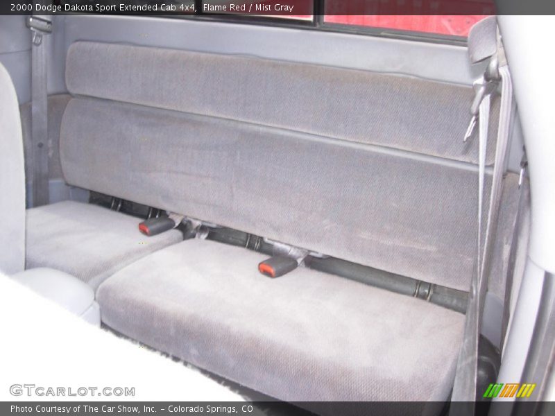 Flame Red / Mist Gray 2000 Dodge Dakota Sport Extended Cab 4x4