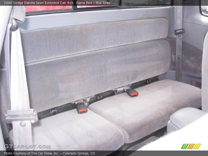 Flame Red / Mist Gray 2000 Dodge Dakota Sport Extended Cab 4x4
