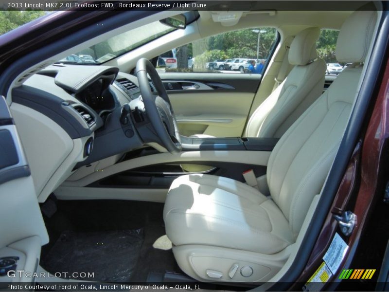 Front Seat of 2013 MKZ 2.0L EcoBoost FWD