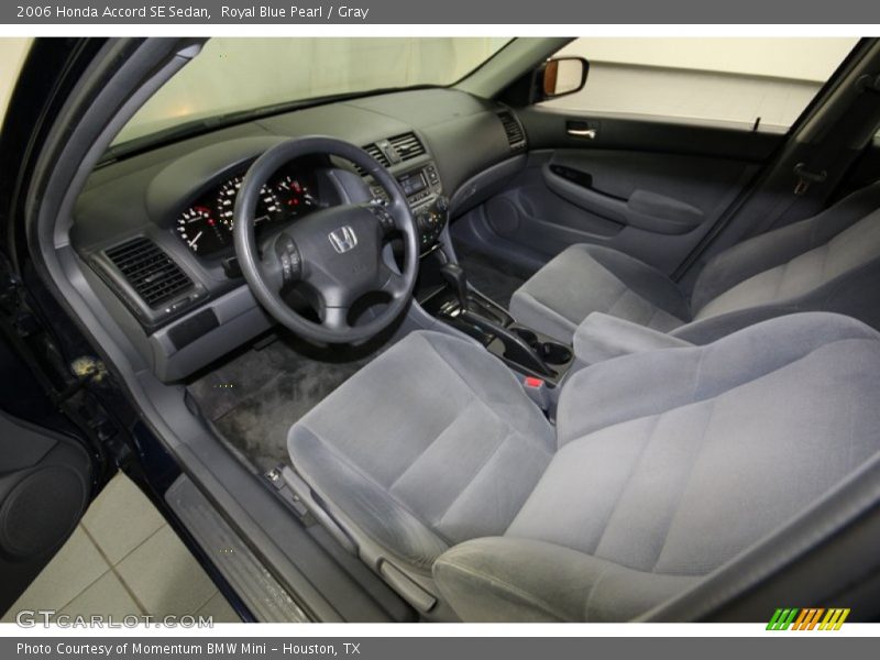 Gray Interior - 2006 Accord SE Sedan 