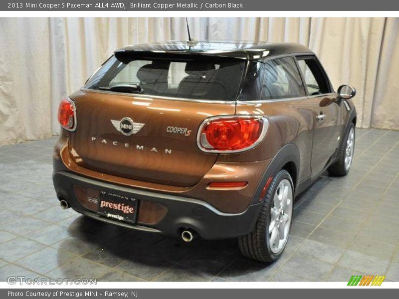 Brilliant Copper Metallic / Carbon Black 2013 Mini Cooper S Paceman ALL4 AWD