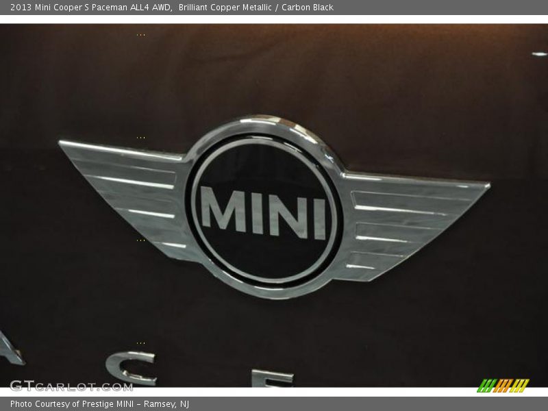 Brilliant Copper Metallic / Carbon Black 2013 Mini Cooper S Paceman ALL4 AWD