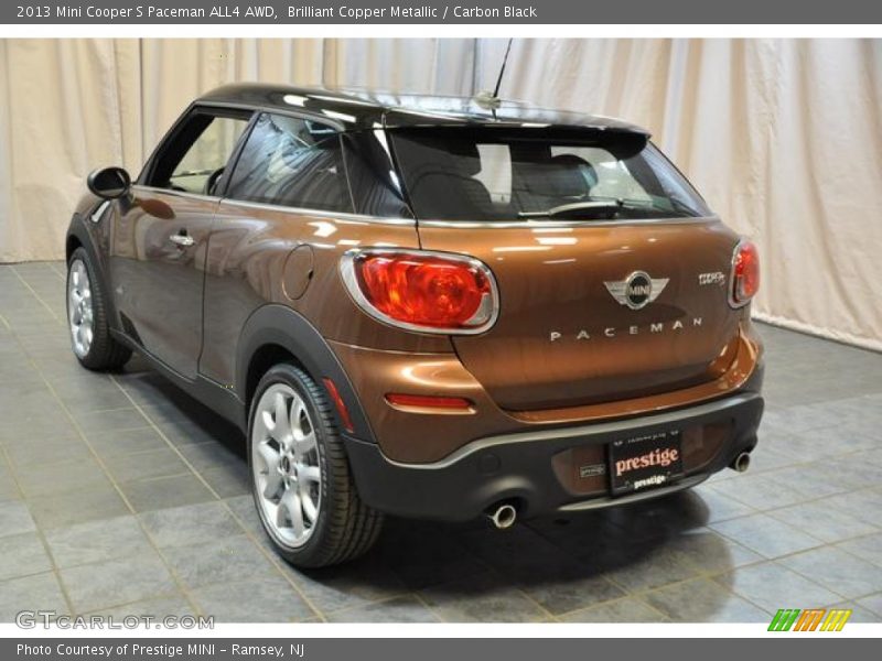 Brilliant Copper Metallic / Carbon Black 2013 Mini Cooper S Paceman ALL4 AWD
