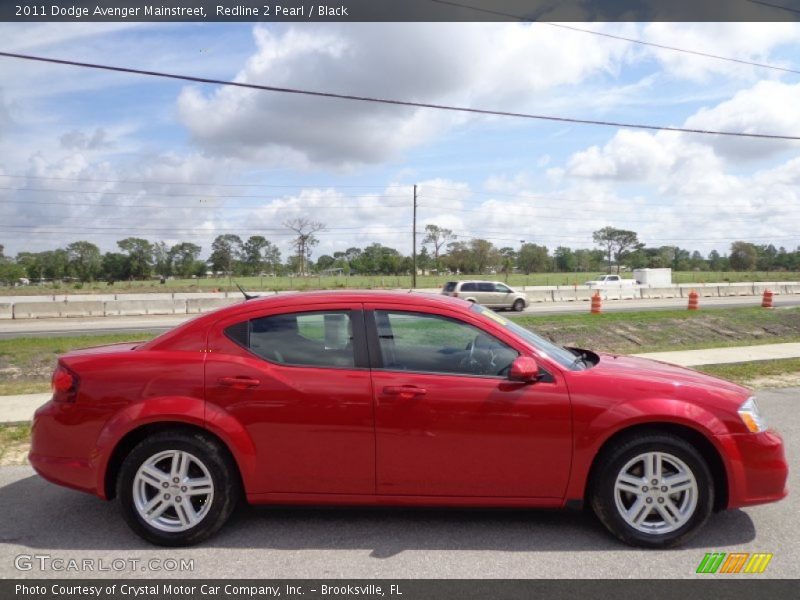 Redline 2 Pearl / Black 2011 Dodge Avenger Mainstreet