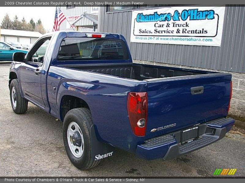 Deep Navy Blue / Medium Pewter 2009 Chevrolet Colorado Regular Cab 4x4