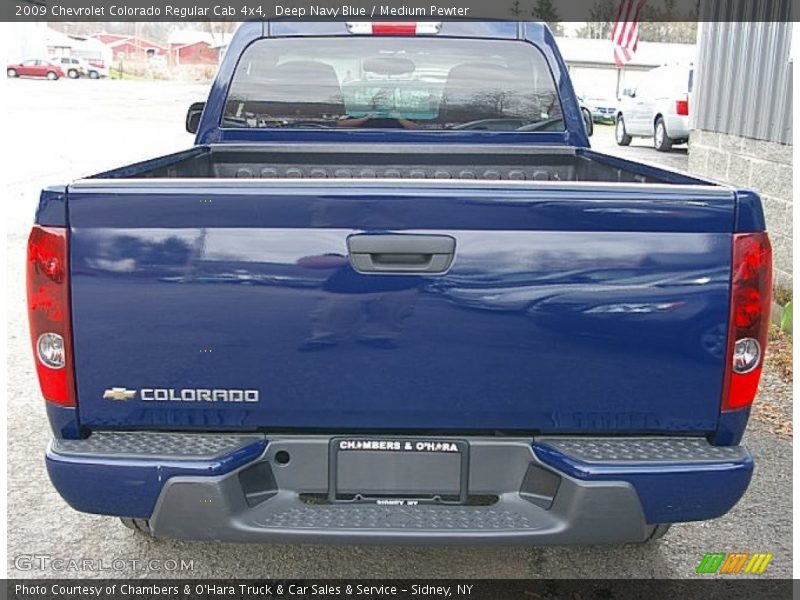 Deep Navy Blue / Medium Pewter 2009 Chevrolet Colorado Regular Cab 4x4