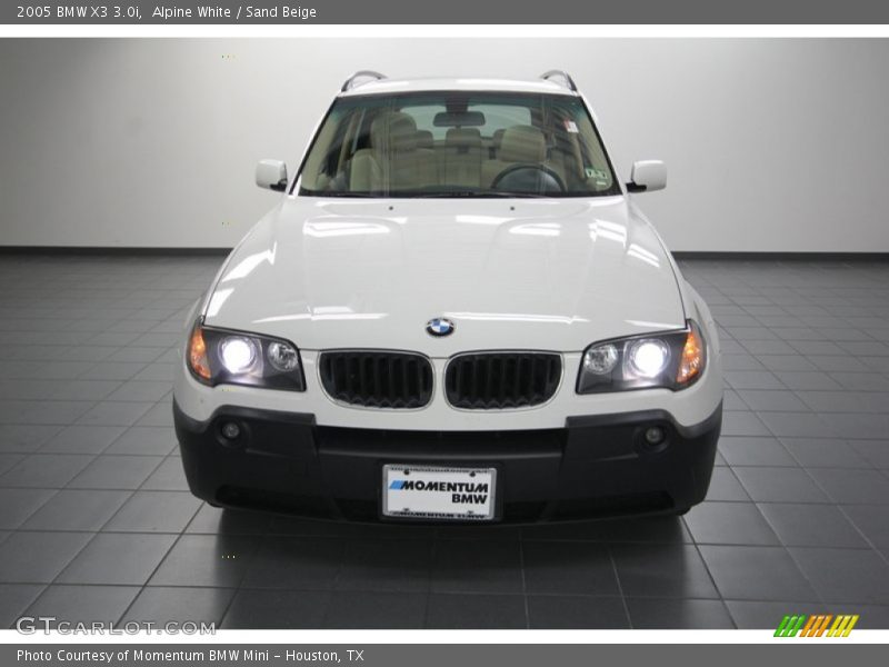 Alpine White / Sand Beige 2005 BMW X3 3.0i