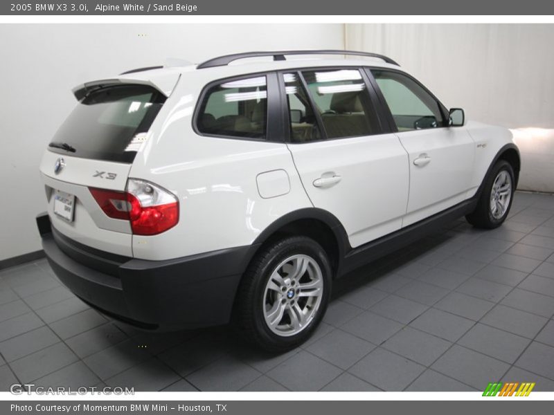 Alpine White / Sand Beige 2005 BMW X3 3.0i