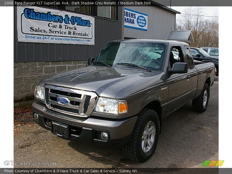 Dark Shadow Grey Metallic / Medium Dark Flint 2006 Ford Ranger XLT SuperCab 4x4