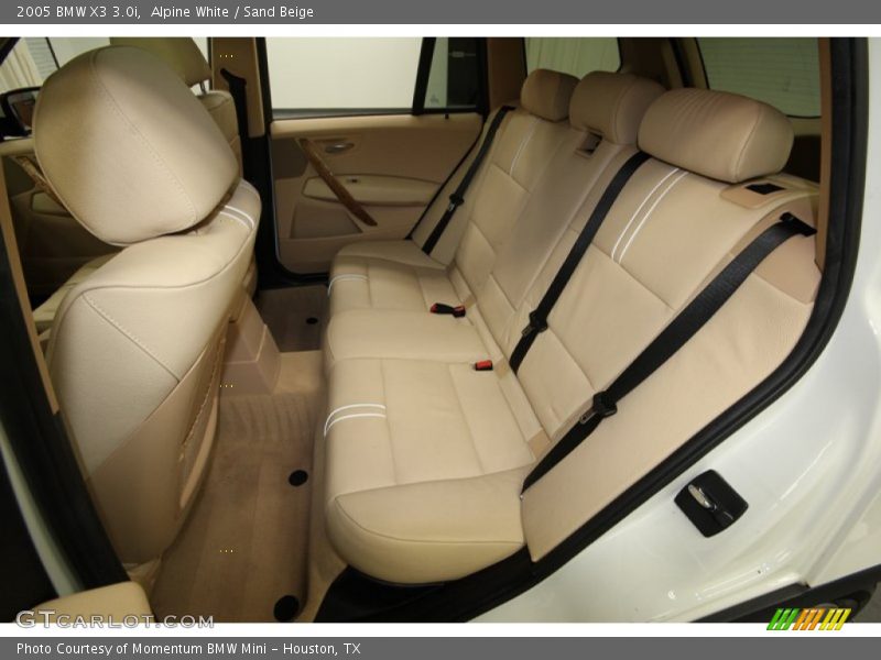 Alpine White / Sand Beige 2005 BMW X3 3.0i