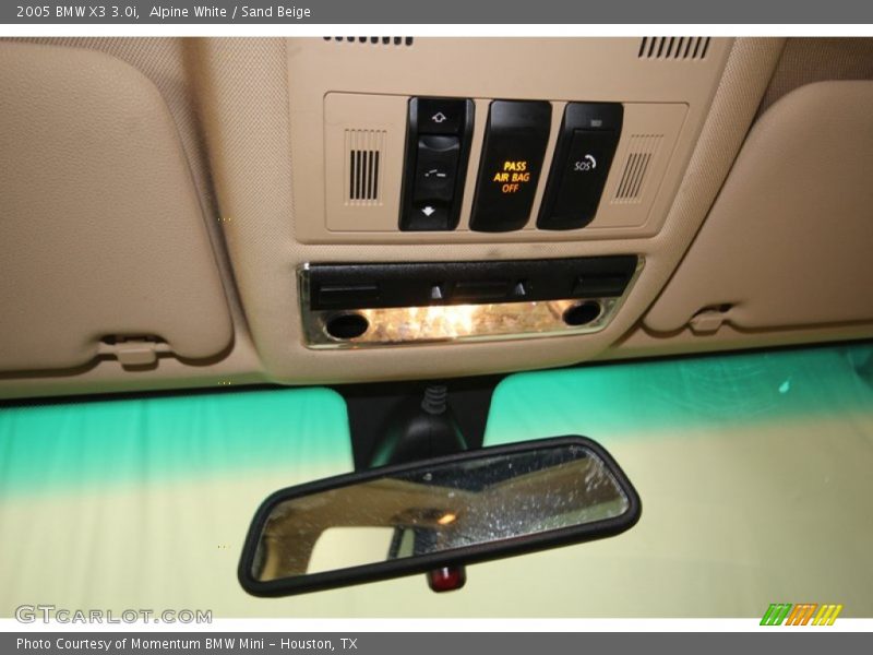 Alpine White / Sand Beige 2005 BMW X3 3.0i