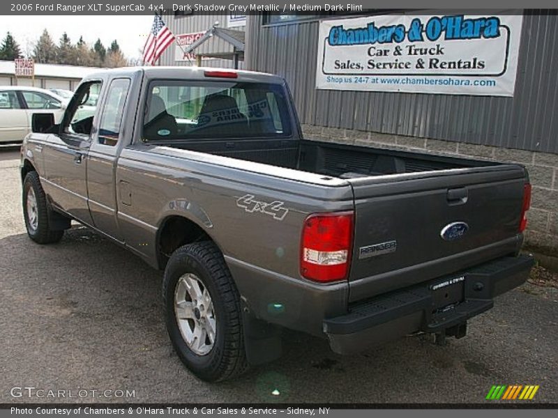 Dark Shadow Grey Metallic / Medium Dark Flint 2006 Ford Ranger XLT SuperCab 4x4