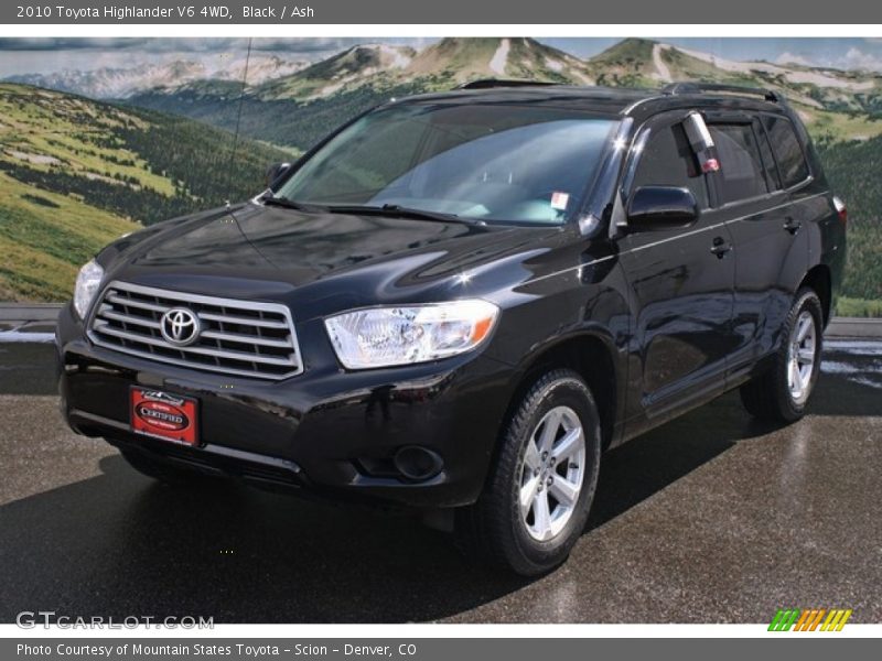 Black / Ash 2010 Toyota Highlander V6 4WD