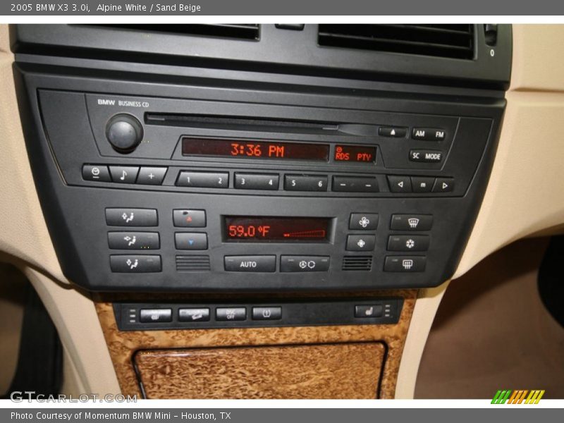 Alpine White / Sand Beige 2005 BMW X3 3.0i
