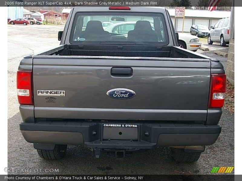 Dark Shadow Grey Metallic / Medium Dark Flint 2006 Ford Ranger XLT SuperCab 4x4