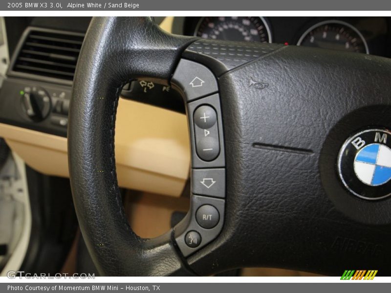 Alpine White / Sand Beige 2005 BMW X3 3.0i
