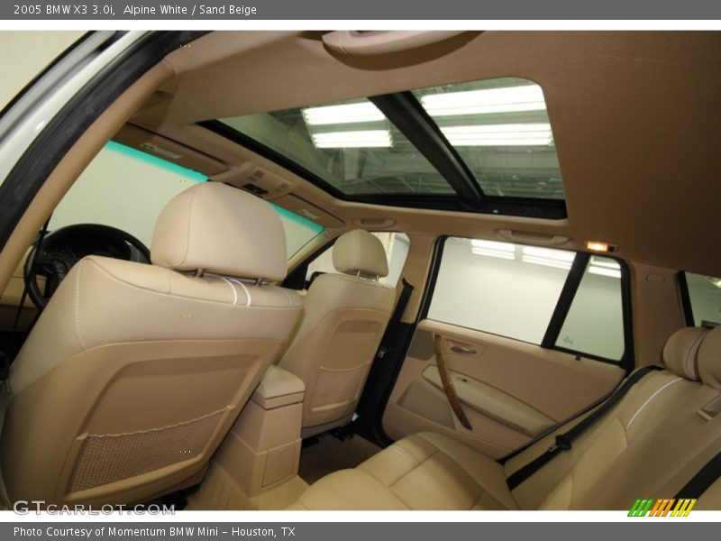 Alpine White / Sand Beige 2005 BMW X3 3.0i