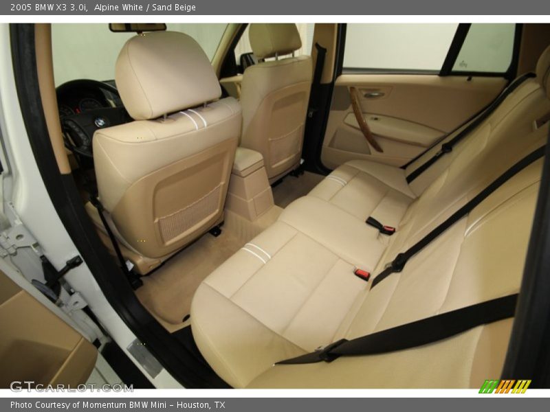 Alpine White / Sand Beige 2005 BMW X3 3.0i