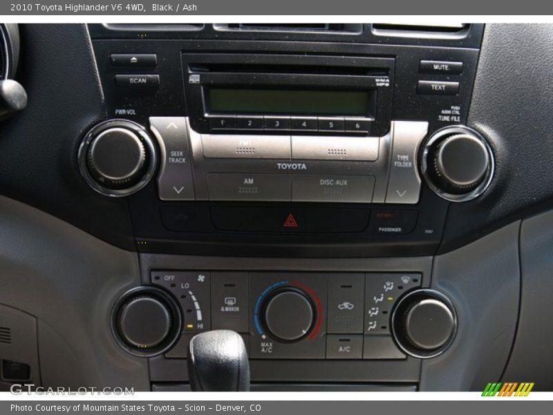 Black / Ash 2010 Toyota Highlander V6 4WD
