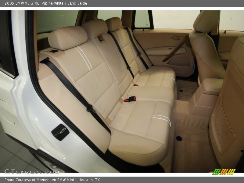 Alpine White / Sand Beige 2005 BMW X3 3.0i