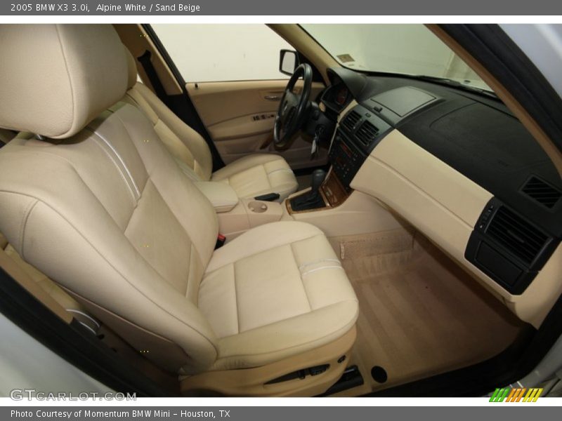 Alpine White / Sand Beige 2005 BMW X3 3.0i