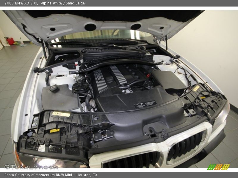 Alpine White / Sand Beige 2005 BMW X3 3.0i