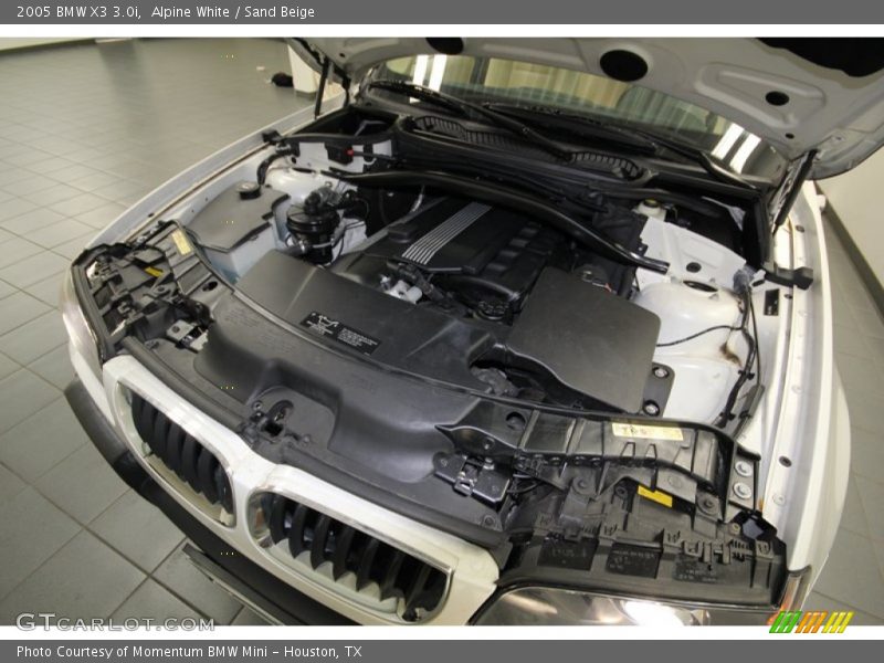 Alpine White / Sand Beige 2005 BMW X3 3.0i