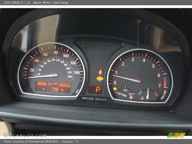 Alpine White / Sand Beige 2005 BMW X3 3.0i