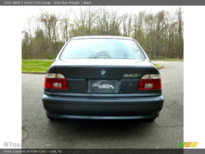 Steel Blue Metallic / Black 2001 BMW 5 Series 540i Sedan