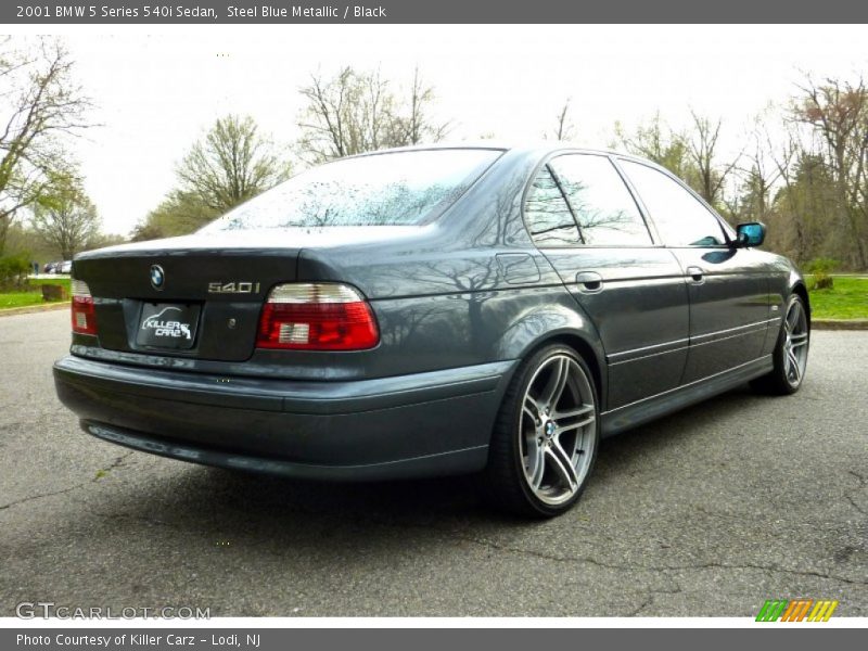 Steel Blue Metallic / Black 2001 BMW 5 Series 540i Sedan