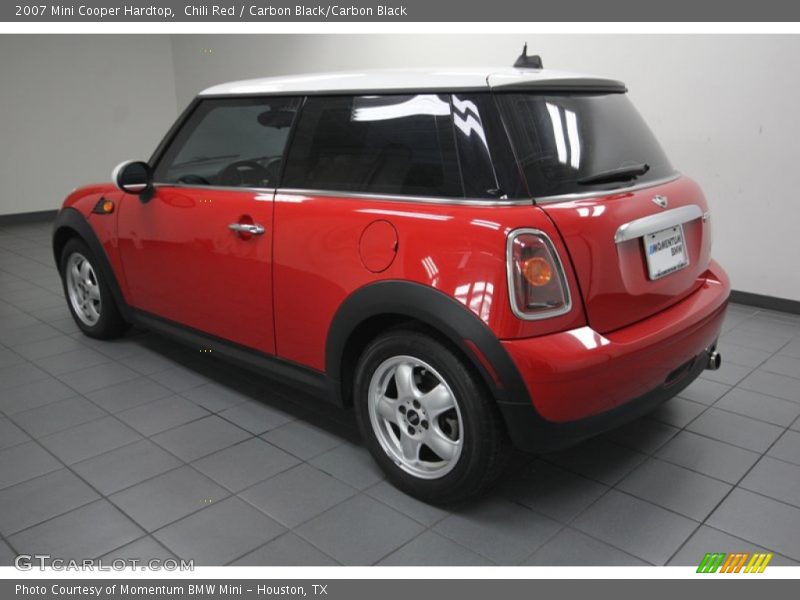 Chili Red / Carbon Black/Carbon Black 2007 Mini Cooper Hardtop