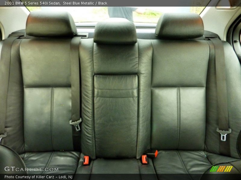 Steel Blue Metallic / Black 2001 BMW 5 Series 540i Sedan