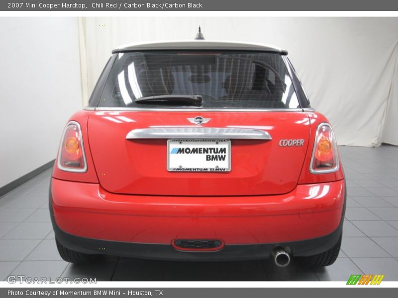 Chili Red / Carbon Black/Carbon Black 2007 Mini Cooper Hardtop