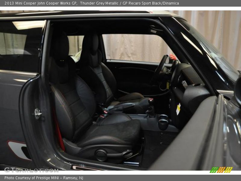 Thunder Grey Metallic / GP Recaro Sport Black/Dinamica 2013 Mini Cooper John Cooper Works GP