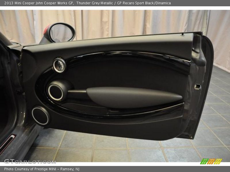 Thunder Grey Metallic / GP Recaro Sport Black/Dinamica 2013 Mini Cooper John Cooper Works GP