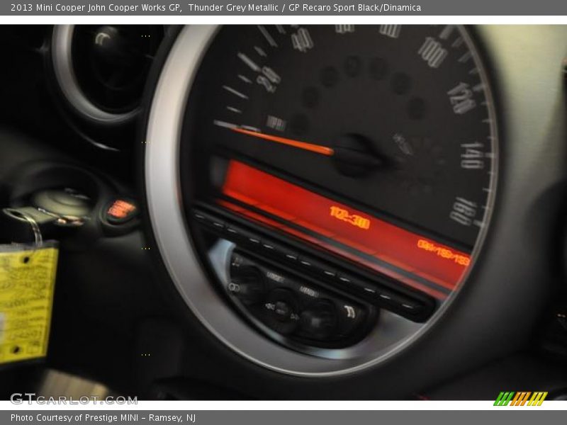 Thunder Grey Metallic / GP Recaro Sport Black/Dinamica 2013 Mini Cooper John Cooper Works GP